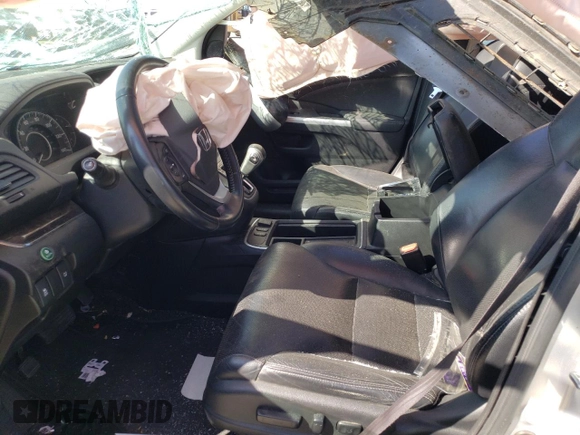 2015 Honda CR-V EX-L with VIN 2HKRM3H75FH522746, listed as a Copart auction lot 48596895 with Not Provided miles and Salvage Title. Bid and sale history available at DreamBid. Image 7.