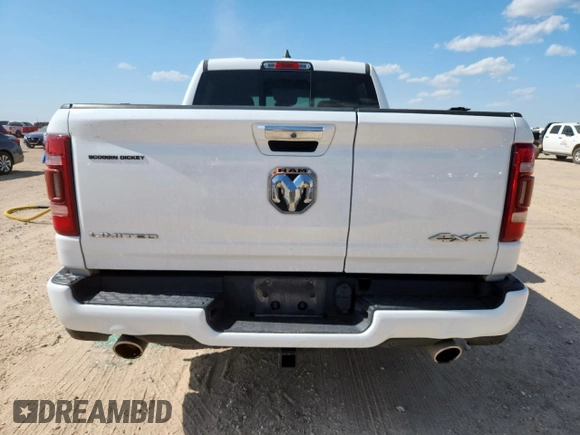 2020 Ram 1500 Limited with VIN 1C6SRFHT8LN110504, listed as a Copart auction lot 61715425 with 61,405 mi miles and Clean title. Bid and sale history available at DreamBid. Image 6.