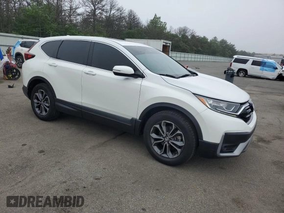 2020 Honda CR-V with VIN NY77515, listed as a Copart auction lot 55451825 with 32,672 mi miles and Salvage title. Bid and sale history available at DreamBid. Image 4.