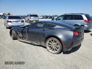 2018 Chevrolet Corvette Grand Sport 1LT with VIN 1G1YW2D70J5101783, listed as a Copart auction lot 69311224 with Not Provided miles and Salvage Title. Bid and sale history available at carsss.com. Image 2.