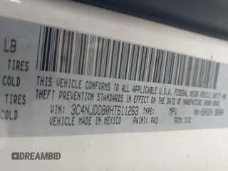 2017 Jeep Compass Trailhawk с VIN 3C4NJDDB0HT611263, выставлен на аукционе IAAI как лот 42547466 с пробегом 136 225 миль миль и . История ставок и продаж доступна на DreamBid. Изображение 9.