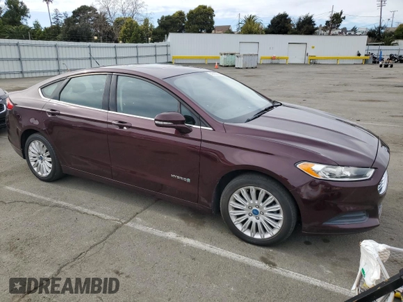 2013 Ford Fusion SE Hybrid with VIN 3FA6P0LU9DR120217, listed as a Copart auction lot 48185895 with 145,097 mi miles and Salvage Title. Bid and sale history available at DreamBid. Image 4.