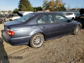 2002 BMW 5 Series 530iA with VIN WBADT63462CH92084, listed as a Copart auction lot 76998694 with 544,038 mi miles and Clean Title. Bid and sale history available at carsss.com. Image 3.