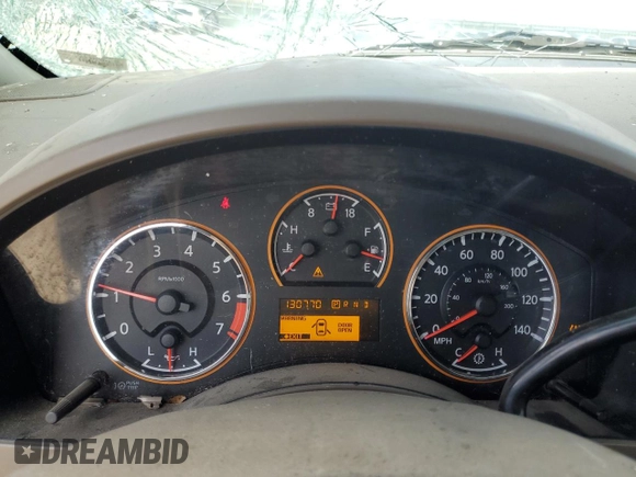 2008 Nissan Titan XE with VIN 1N6BA07D78N351644, listed as a Copart auction lot 46622105 with 130,770 mi miles and Salvage Title. Bid and sale history available at carsss.com. Image 9.