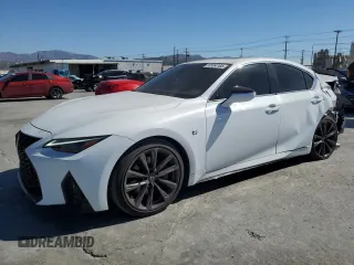 2024 Lexus IS 350 F Sport with VIN JTHGZ1B29R5074427, listed as a Copart auction lot 89104165 with 16,787 mi miles and Salvage title. Bid and sale history available at DreamBid. Image 1.