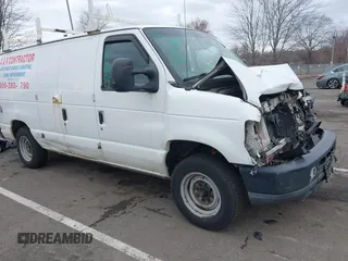 2011 Ford Econoline Cargo Commercial z VIN 1FTNE1EW4BDA34111, wystawiony jako IAAI lot #41811642 z przebiegiem 229 664 mil mil oraz . Historia ofert i sprzedaży dostępna na DreamBid. Obrazek 1.
