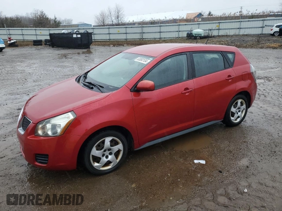 2009 Pontiac Vibe w/1SA with VIN 5Y2SP67889Z469025, listed as a Copart auction lot 83893104 with 282,896 mi miles and Salvage Title. Bid and sale history available at carsss.com. Image 1.