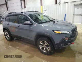 2015 Jeep Cherokee Trailhawk z VIN 1C4PJMBB0FW634397, wystawiony jako Copart lot #45812515 z przebiegiem 109 158 mil mil oraz Szkoda całkowita • Salvage title. Historia ofert i sprzedaży dostępna na DreamBid. Obrazek 4.