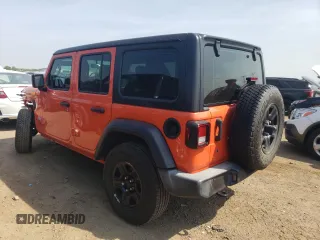 2018 Jeep Wrangler Unlimited Sport S с VIN 1C4HJXDN2JW246657, выставлен на аукционе Copart как лот 60331945 с пробегом 61 071 миль миль и Списание • Salvage title. История ставок и продаж доступна на DreamBid. Изображение 2.