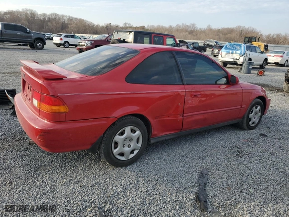 1998 Honda Civic EX with VIN 1HGEJ8249WL062510, listed as a Copart auction lot 44104035 with 133,381 mi miles and Salvage Title. Bid and sale history available at carsss.com. Image 3.