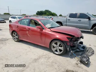 2012 Lexus IS 250 with VIN JTHBF5C2XC5179039, listed as a Copart auction lot 56964635 with 174,438 mi miles and Salvage title. Bid and sale history available at DreamBid. Image 4.