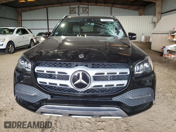 2022 Mercedes-Benz GLS 450 with VIN 4JGFF5KE5NA798720, listed as a Copart auction lot 64066054 with 22,384 mi miles and Salvage Title. Bid and sale history available at DreamBid. Image 5.