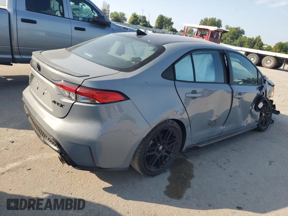 2022 Toyota Corolla SE with VIN 5YFS4MCE6NP121446, listed as a Copart auction lot 69146444 with 29,952 mi miles and Salvage Title. Bid and sale history available at carsss.com. Image 3.