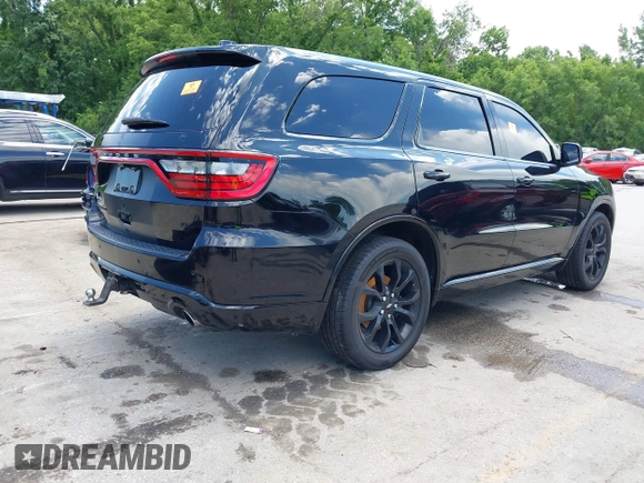 2019 Dodge Durango R/T with VIN 1C4SDJCT6KC692551, listed as a IAAI auction lot 42320969 with 87,502 mi miles and . Bid and sale history available at DreamBid. Image 4.