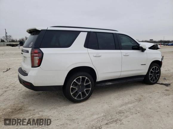 2023 Chevrolet Tahoe RST с VIN 1GNSCRKD4PR393695, выставлен на аукционе Copart как лот 45428455 с пробегом Не указан миль и Списание • Salvage title. История ставок и продаж доступна на DreamBid. Изображение 3.