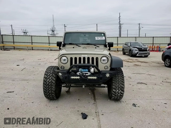 2017 Jeep Wrangler Unlimited Rubicon with VIN 1C4BJWFG1HL667974, listed as a Copart auction lot 59470365 with 22,241 mi miles and Salvage title. Bid and sale history available at DreamBid. Image 14.