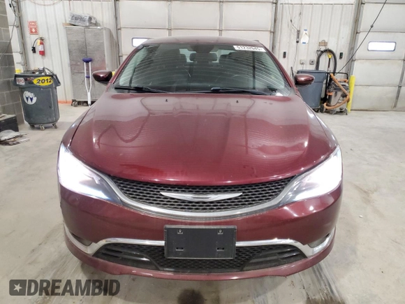2015 Chrysler 200 C with VIN 1C3CCCCG5FN517194, listed as a Copart auction lot 51232045 with 148,745 mi miles and Salvage Title. Bid and sale history available at carsss.com. Image 5.
