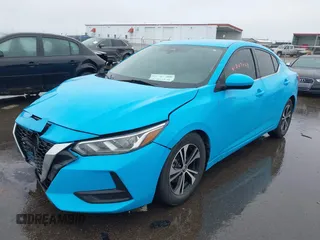 2021 Nissan Sentra SV with VIN 3N1AB8CV3MY259746, listed as a IAAI auction lot 41943148 with 55,866 mi miles and . Bid and sale history available at DreamBid. Image 17.