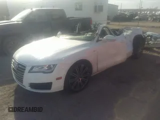 2012 Audi A7 Premium Plus with VIN WAUYGAFC1CN076403, listed as a IAAI auction lot 40976546 with 95,145 mi miles and . Bid and sale history available at DreamBid. Image 2.