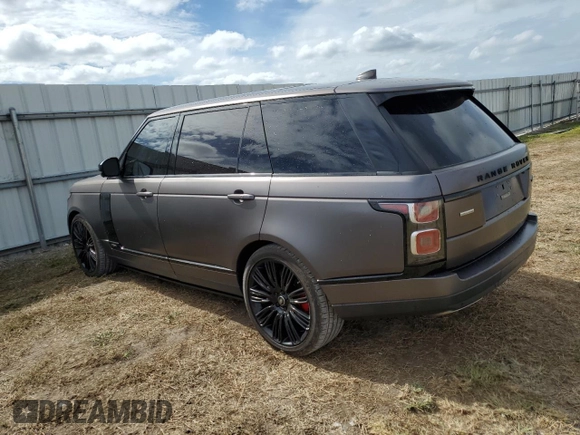 2018 Land Rover Range Rover z VIN SALGS5RE9JA383817, wystawiony jako Copart lot #42582115 z przebiegiem 55 601 mil mil oraz Szkoda całkowita • Salvage title. Historia ofert i sprzedaży dostępna na DreamBid. Obrazek 2.