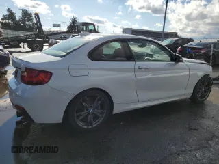 2017 BMW 2 Series M240i xDrive with VIN WBA2G3C37HV986764, listed as a Copart auction lot 43456875 with 83,438 mi miles and Salvage Title. Bid and sale history available at carsss.com. Image 3.