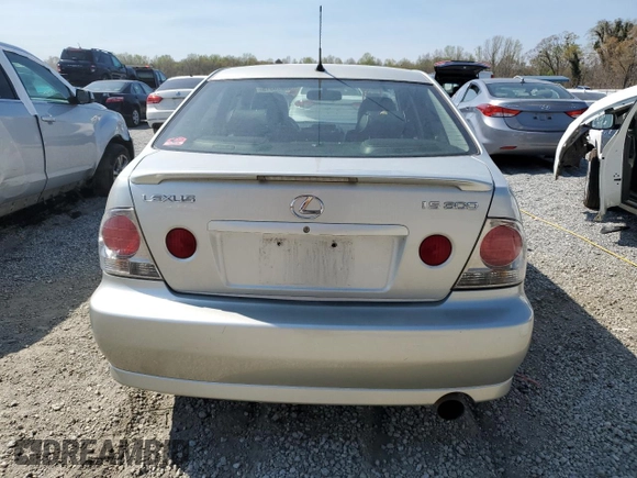 2003 Lexus IS 300 with VIN JTHBD192230077561, listed as a Copart auction lot 50656315 with 232,351 mi miles and Salvage Title. Bid and sale history available at carsss.com. Image 6.
