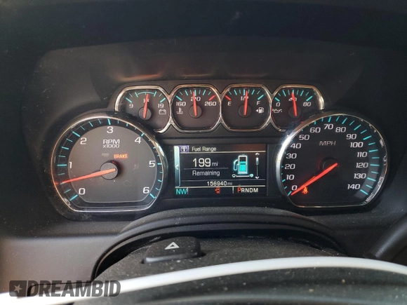 2015 Chevrolet Tahoe LT with VIN 1GNSCBKC0FR521749, listed as a Copart auction lot 50480075 with 156,940 mi miles and Salvage Title. Bid and sale history available at DreamBid. Image 9.