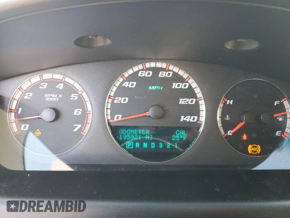 2006 Chevrolet Impala SS with VIN 2G1WD58CX69268362, listed as a Copart auction lot 43990915 with 195,921 mi miles and Salvage Title. Bid and sale history available at DreamBid. Image 9.