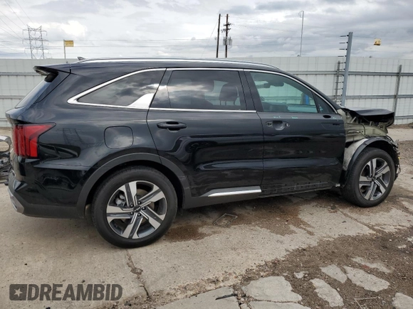 2023 Kia Sorento SX Prestige with VIN KNDRMDLHXP5213992, listed as a Copart auction lot 56145885 with 13,585 mi miles and Salvage title. Bid and sale history available at DreamBid. Image 3.