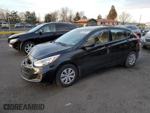 2017 Hyundai Accent SE with VIN KMHCT5AE6HU319236, listed as a Copart auction lot 50324515 with 133,426 mi miles and Salvage Title. Bid and sale history available at DreamBid. Image 1.