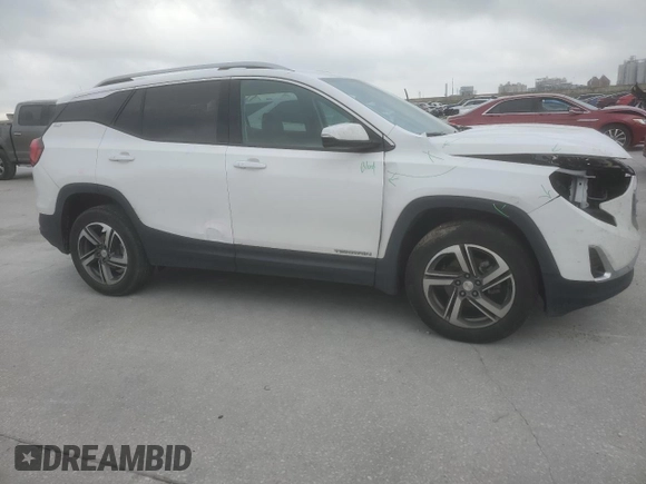 2021 GMC Terrain SLT with VIN 3GKALVEV9ML333968, listed as a Copart auction lot 51508565 with 88,505 mi miles and Salvage Title. Bid and sale history available at DreamBid. Image 4.