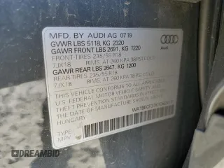 2019 Audi Q3 Premium Plus with VIN WA1BECF37K1082412, listed as a Copart auction lot 77412624 with 33,398 mi miles and Salvage Title. Bid and sale history available at carsss.com. Image 12.