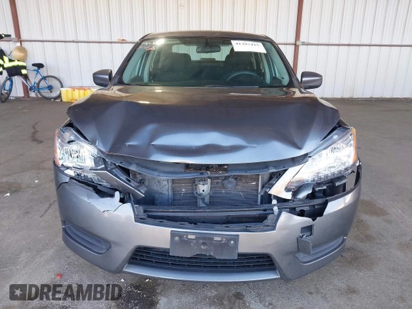 2015 Nissan Sentra SV with VIN 3N1AB7AP8FY343031, listed as a IAAI auction lot 41397415 with 161,620 mi miles. Bid and sale history available at carsss.com. Image 11.