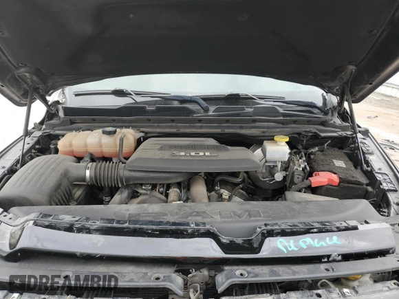 2022 Ram 1500 Big Horn with VIN 1C6SRFFM7NN298608, listed as a Copart auction lot 47785455 with 63,945 mi miles and Salvage Title. Bid and sale history available at carsss.com. Image 11.