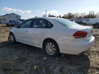 2013 Volkswagen Passat S with VIN 1VWAP7A33DC032489, listed as a Copart auction lot 50397525 with 118,665 mi miles and Salvage Title. Bid and sale history available at carsss.com. Image 2.