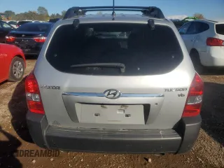 2008 Hyundai Tucson SE with VIN KM8JN12D38U860163, listed as a Copart auction lot 72245294 with 85,437 mi miles and Salvage Title. Bid and sale history available at carsss.com. Image 6.