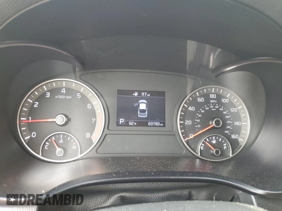 2019 Kia Optima S with VIN 5XXGT4L38KG280111, listed as a Copart auction lot 54346045 with 63,783 mi miles and Salvage Title. Bid and sale history available at carsss.com. Image 9.