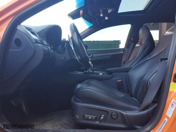 2017 Lexus GS F with VIN JTHBP1BL4HA002372, listed as a Copart auction lot 50049825 with 83,278 mi miles and Salvage Title. Bid and sale history available at carsss.com. Image 7.