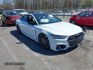 2021 Audi S7 Prestige z VIN WAUSFBF22MN075994, wystawiony jako IAAI lot #41903379 z przebiegiem Nie podano mil oraz . Historia ofert i sprzedaży dostępna na DreamBid. Obrazek 1.