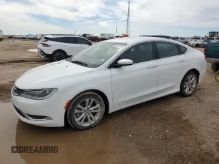 2015 Chrysler 200 Limited with VIN 1C3CCCAB4FN659821, listed as a Copart auction lot 55141645 with 128,749 mi miles and Salvage title. Bid and sale history available at DreamBid. Image 1.