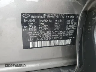 2018 Hyundai Santa Fe 2.4L z VIN 5NMZTDLB7JH098559, wystawiony jako Copart lot #56868005 z przebiegiem 197 233 mil mil oraz Czysty tytuł • Clean title. Historia ofert i sprzedaży dostępna na DreamBid. Obrazek 13.