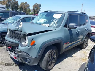 2017 Jeep Renegade Deserthawk with VIN ZACCJBCB1HPG12779, listed as a IAAI auction lot 41294595 with 92,316 mi miles and . Bid and sale history available at DreamBid. Image 17.