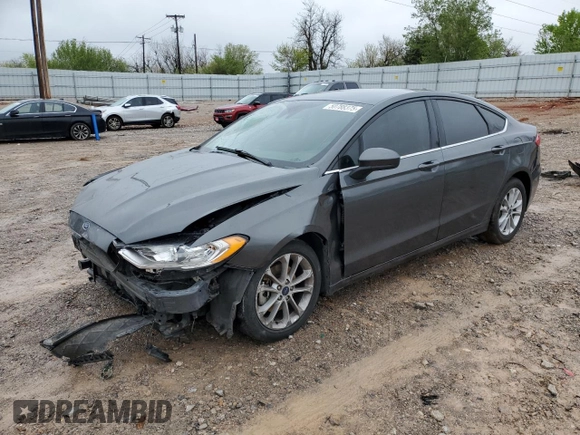 2020 Ford Fusion SE with VIN 3FA6P0HD3LR254938, listed as a Copart auction lot 50788375 with 0 mi miles and Salvage Title. Bid and sale history available at carsss.com. Image 1.