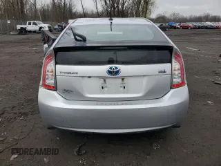 2012 Toyota Prius One with VIN JTDKN3DU6C5444631, listed as a Copart auction lot 52697135 with 179,445 mi miles and Salvage Title. Bid and sale history available at carsss.com. Image 6.