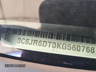 2019 Ram 1500 Tradesman с VIN 3C6JR6DT0KG560768, выставлен на аукционе IAAI как лот 42835356 с пробегом 115 811 миль миль и . История ставок и продаж доступна на DreamBid. Изображение 12.