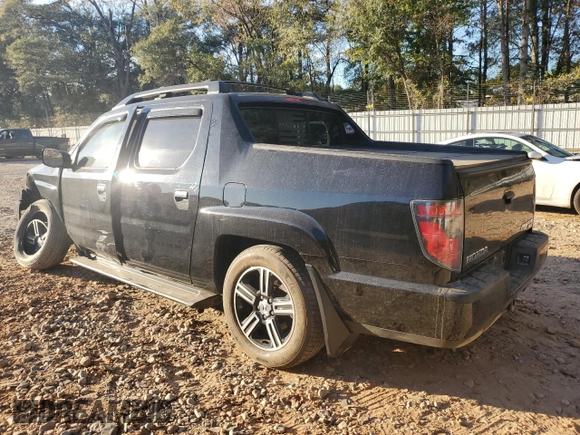 2013 Honda Ridgeline Sport with VIN 5FPYK1F78DB013052, listed as a Copart auction lot 80238594 with 177,322 mi miles and Salvage Title. Bid and sale history available at carsss.com. Image 2.