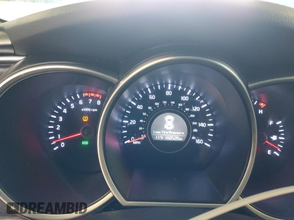 2015 Kia Optima LX with VIN 5XXGM4A78FG435796, listed as a Copart auction lot 45652035 with 160,528 mi miles and Salvage Title. Bid and sale history available at carsss.com. Image 9.