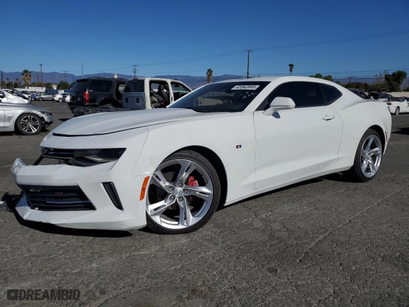 2016 Chevrolet Camaro 1LT with VIN 1G1FB1RXXG0155829, listed as a Copart auction lot 42062895 with 64,731 mi miles and Salvage Title. Bid and sale history available at carsss.com. Image 1.