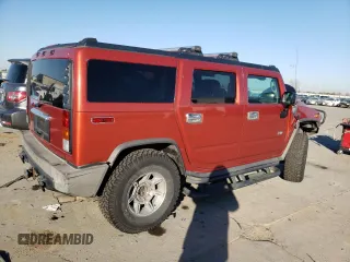 2004 Hummer H2 with VIN 5GRGN23U24H101928, listed as a Copart auction lot 86820104 with 197,079 mi miles and Salvage Title. Bid and sale history available at carsss.com. Image 3.