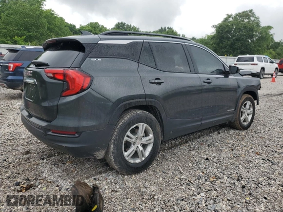 2021 GMC Terrain SLE with VIN 3GKALMEV0ML356131, listed as a Copart auction lot 57857565 with 140,473 mi miles and Salvage title. Bid and sale history available at DreamBid. Image 3.